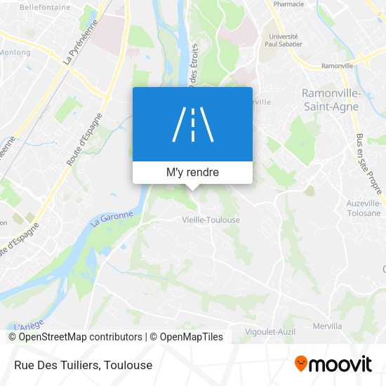Rue Des Tuiliers plan