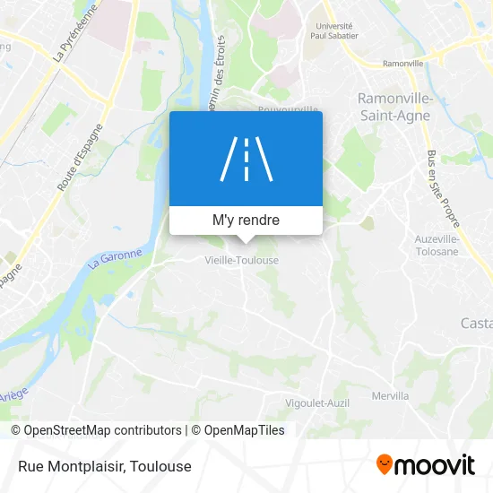 Rue Montplaisir plan