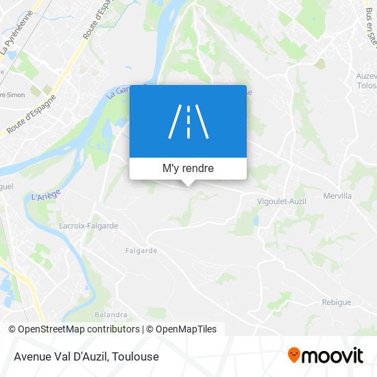Avenue Val D'Auzil plan