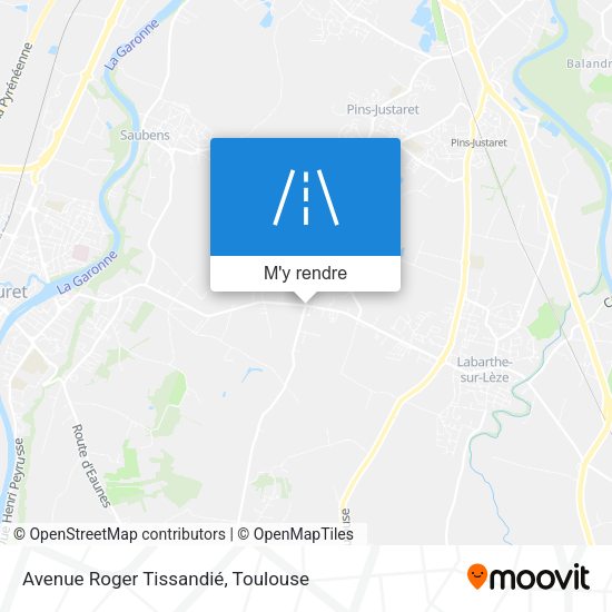 Avenue Roger Tissandié plan
