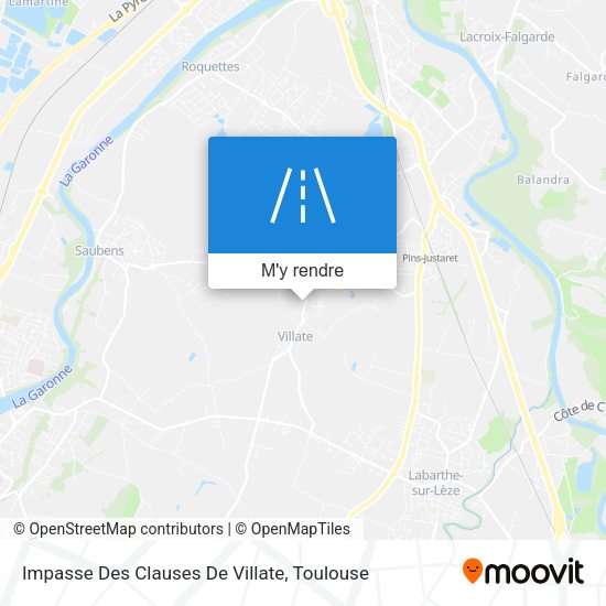 Impasse Des Clauses De Villate plan