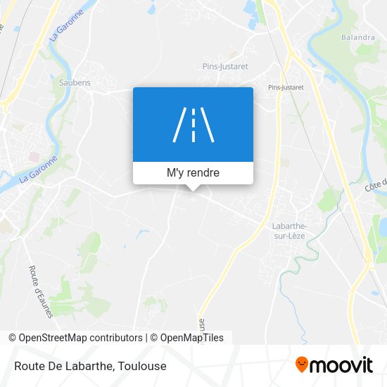 Route De Labarthe plan