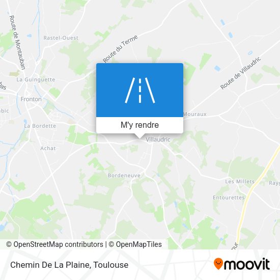 Chemin De La Plaine plan