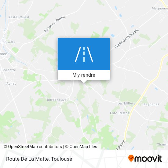 Route De La Matte plan