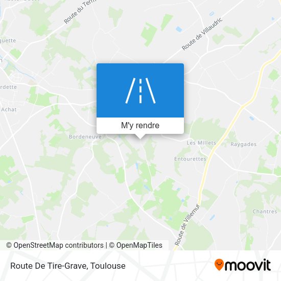 Route De Tire-Grave plan