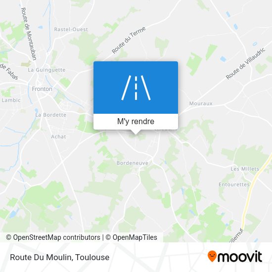 Route Du Moulin plan