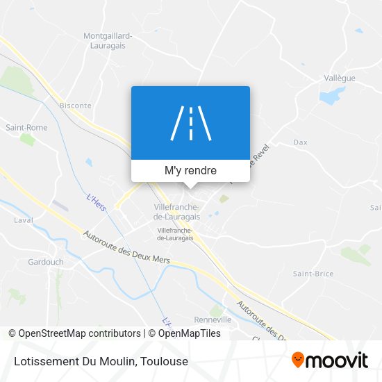 Lotissement Du Moulin plan