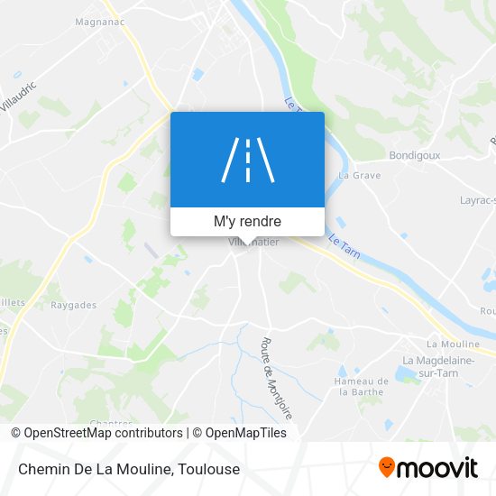 Chemin De La Mouline plan