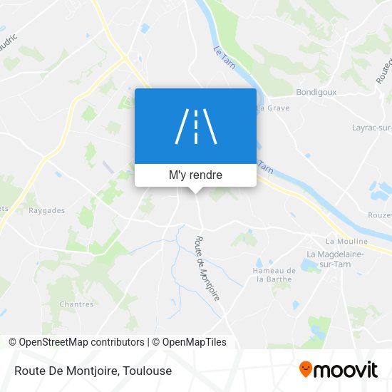 Route De Montjoire plan