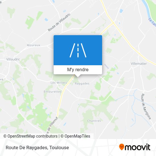 Route De Raygades plan