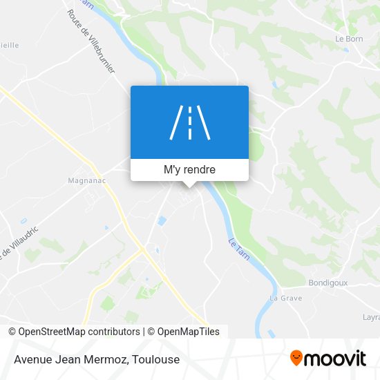Avenue Jean Mermoz plan