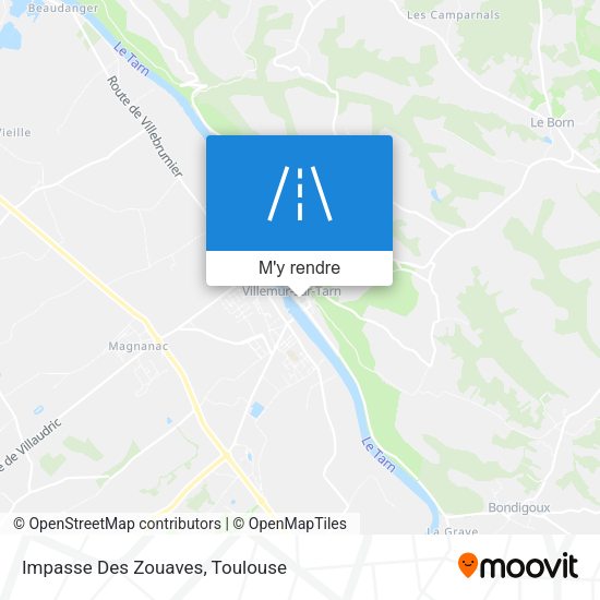 Impasse Des Zouaves plan