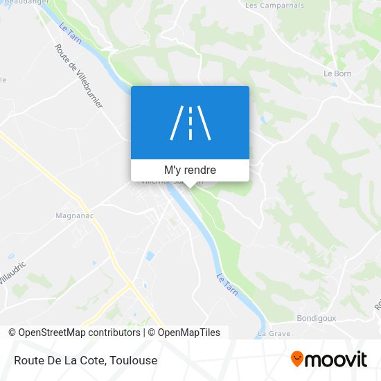 Route De La Cote plan