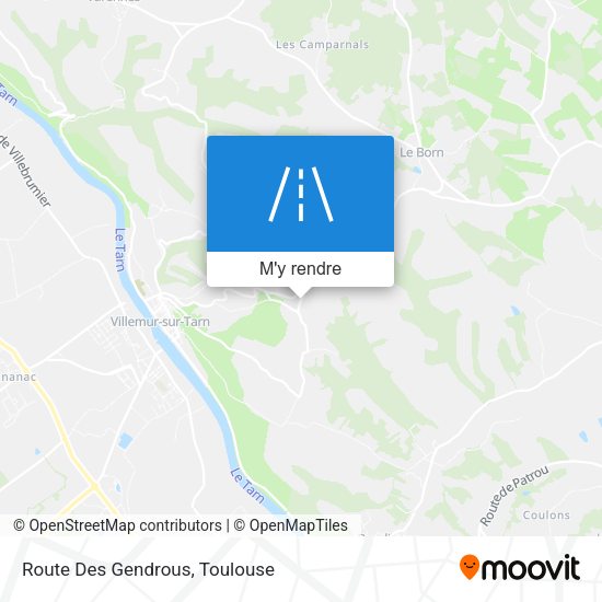 Route Des Gendrous plan