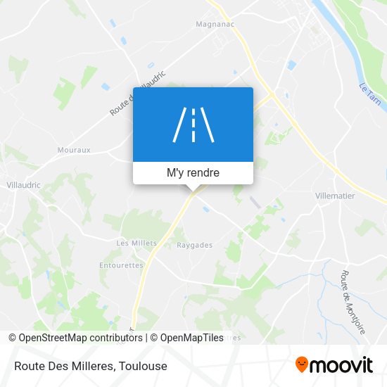Route Des Milleres plan