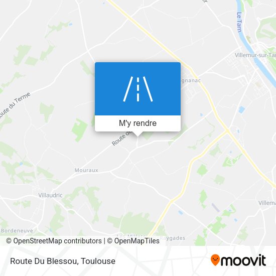 Route Du Blessou plan