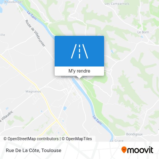 Rue De La Côte plan