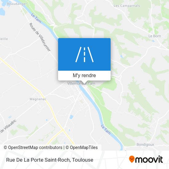 Rue De La Porte Saint-Roch plan