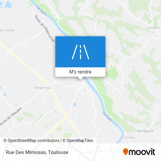Rue Des Mimosas plan