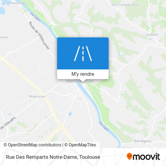 Rue Des Remparts Notre-Dame plan