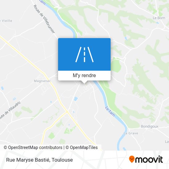 Rue Maryse Bastié plan