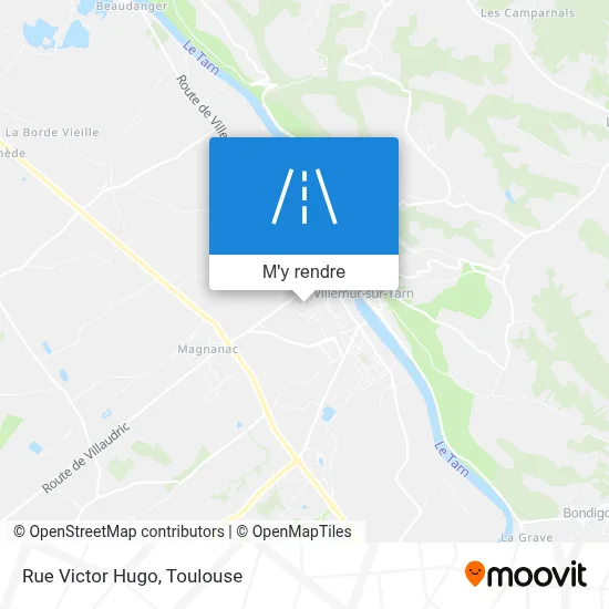 Rue Victor Hugo plan