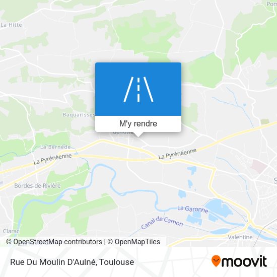Rue Du Moulin D'Aulné plan