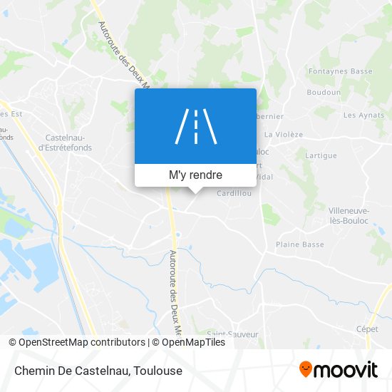Chemin De Castelnau plan
