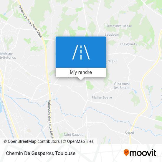Chemin De Gasparou plan