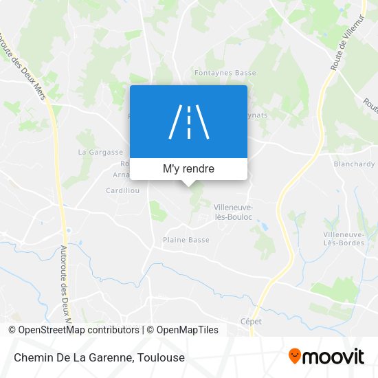 Chemin De La Garenne plan