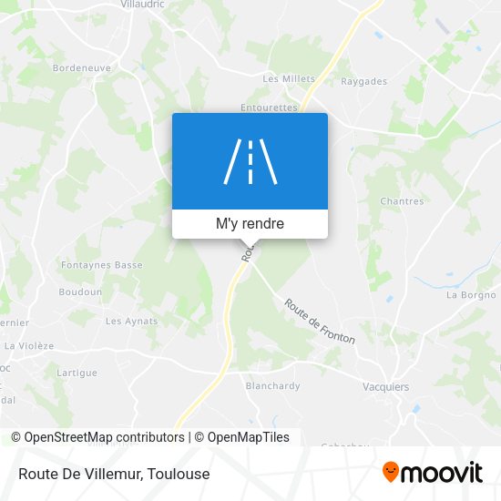 Route De Villemur plan