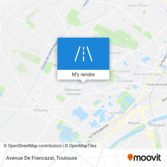 Avenue De Francazal plan