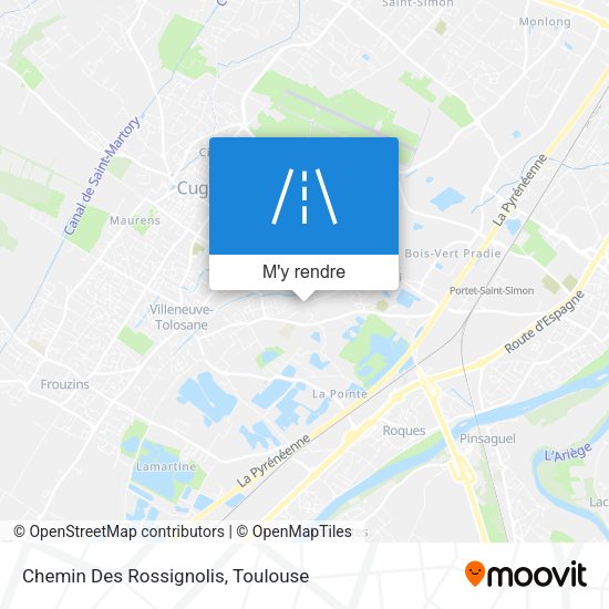 Chemin Des Rossignolis plan
