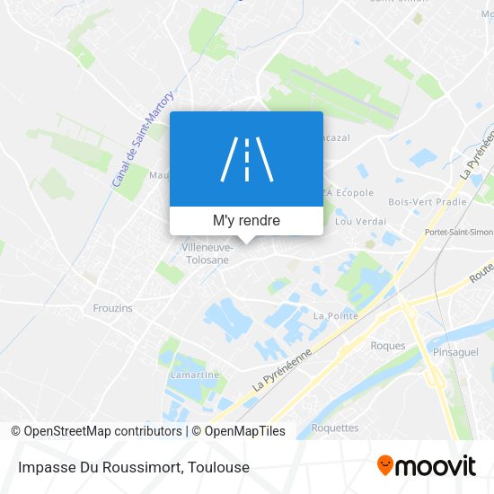 Impasse Du Roussimort plan