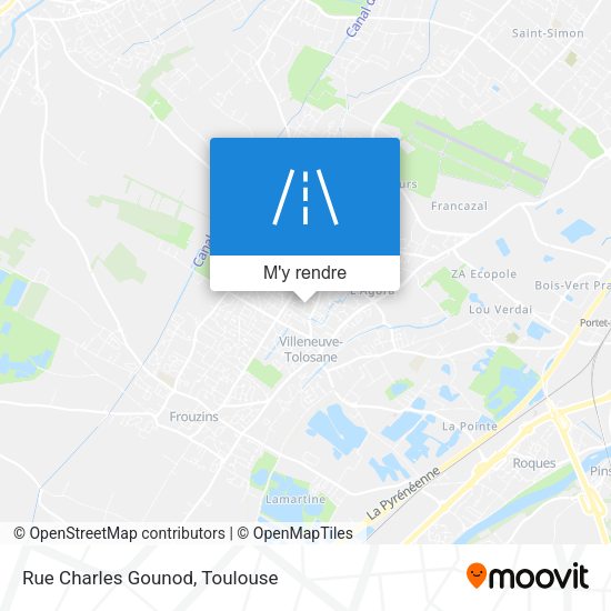 Rue Charles Gounod plan