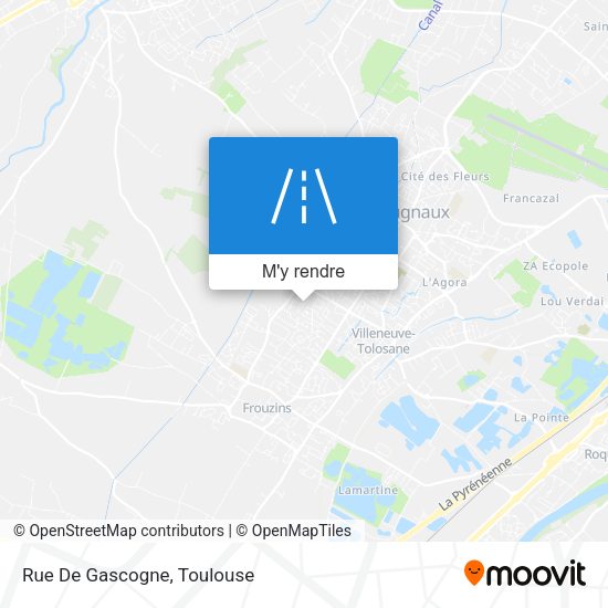 Rue De Gascogne plan