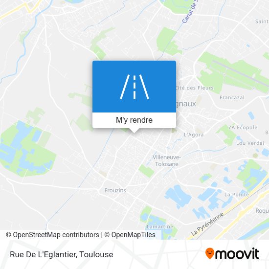 Rue De L'Eglantier plan