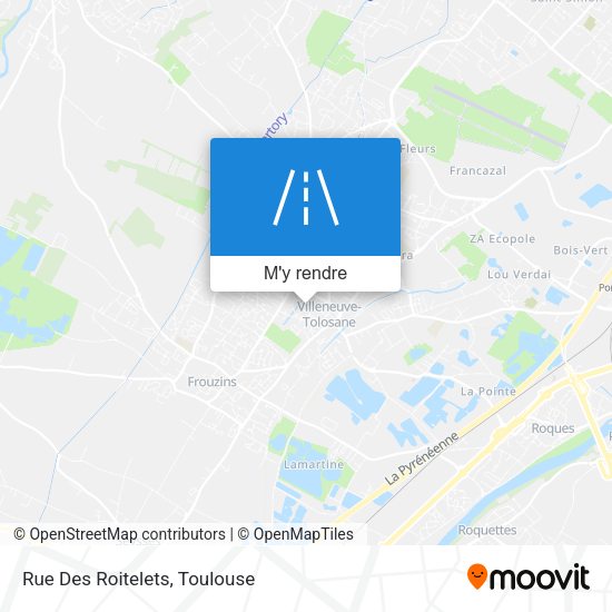 Rue Des Roitelets plan
