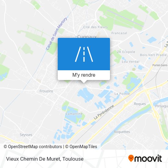 Vieux Chemin De Muret plan