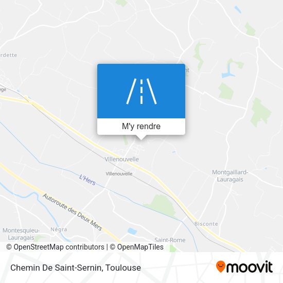 Chemin De Saint-Sernin plan