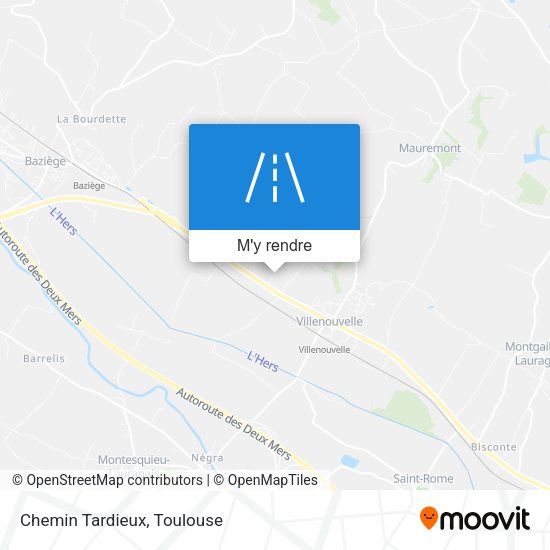 Chemin Tardieux plan