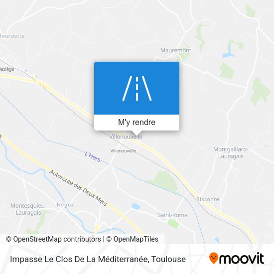 Impasse Le Clos De La Méditerranée plan