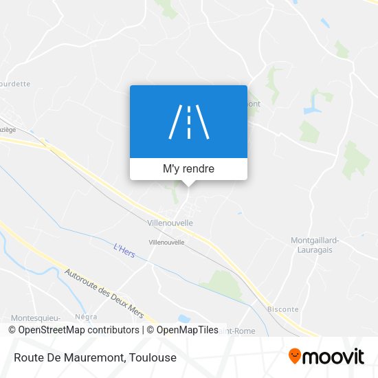 Route De Mauremont plan