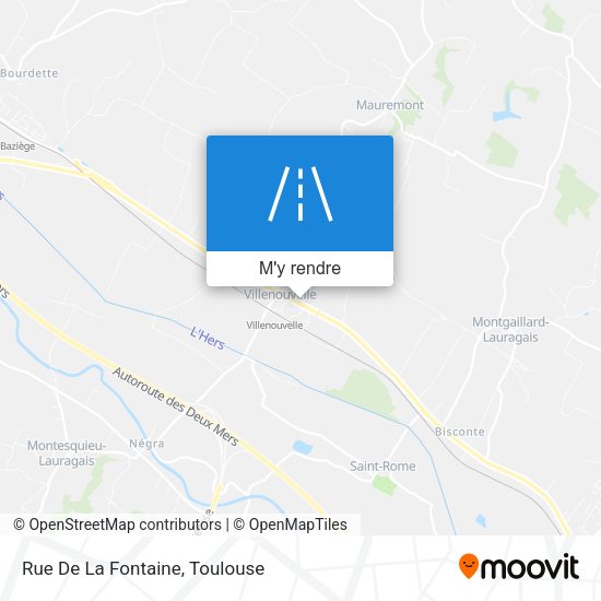 Rue De La Fontaine plan