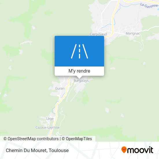 Chemin Du Mouret plan