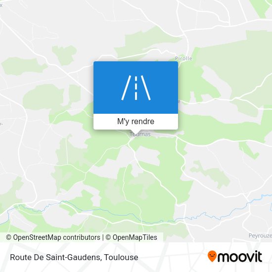 Route De Saint-Gaudens plan