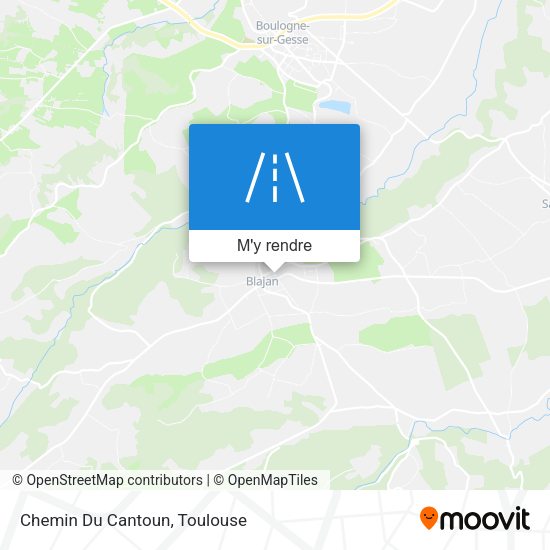 Chemin Du Cantoun plan