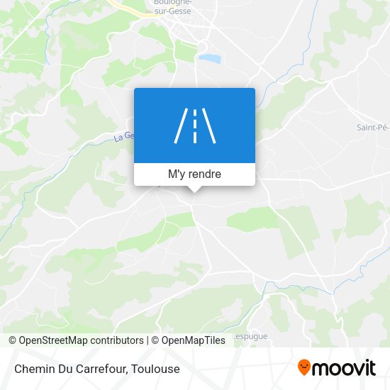 Chemin Du Carrefour plan