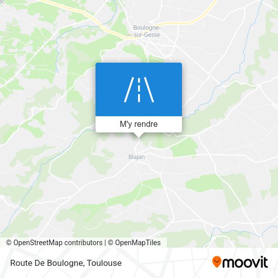 Route De Boulogne plan
