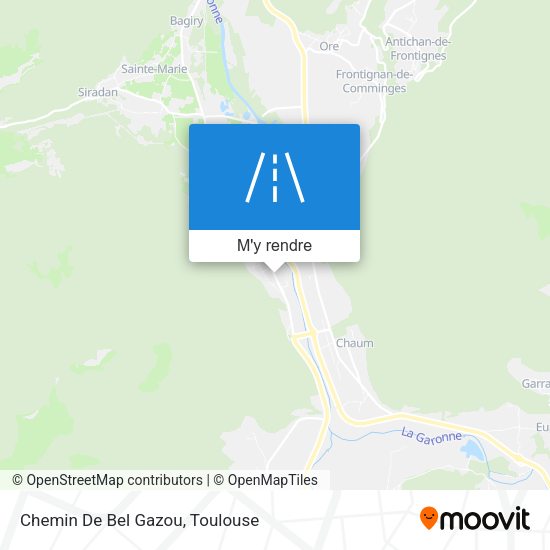 Chemin De Bel Gazou plan